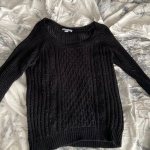 Fishnet black sweater